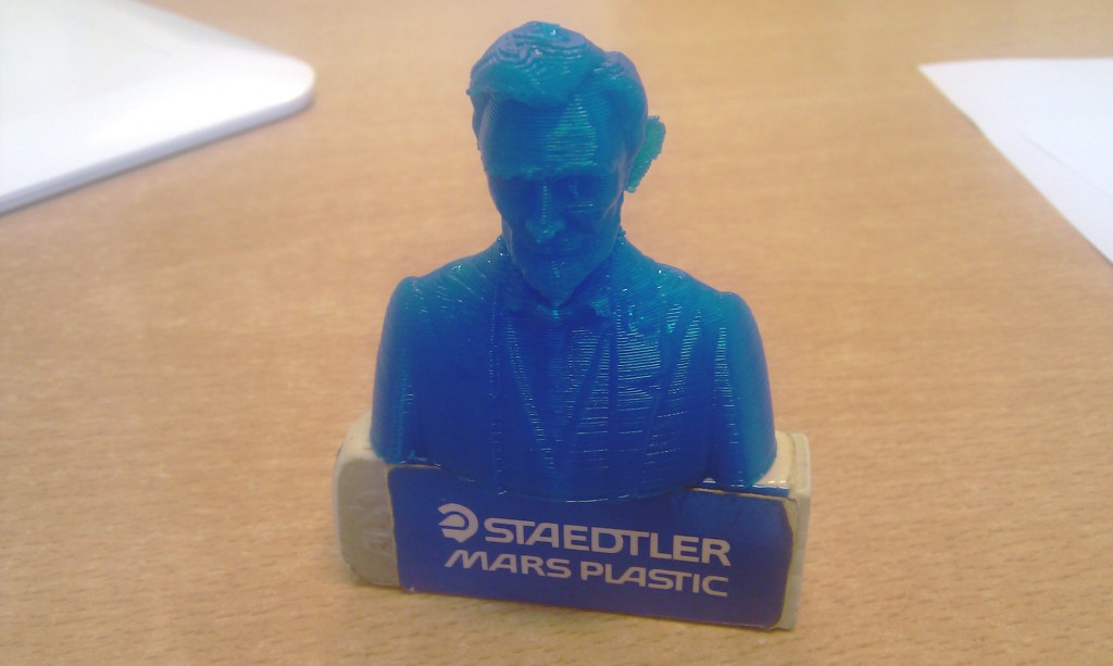 El busto de Lincoln impreso desde ZBrush